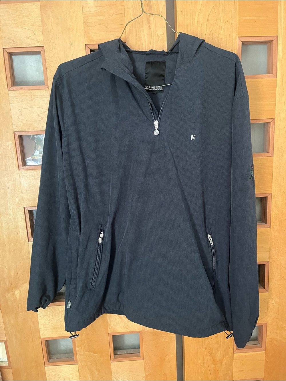 Linksoul  "Breeze" Fabric Half-Zip Golf/Travel Hoodie, L